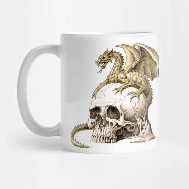 Dragon and Skull by Paul_Abrams